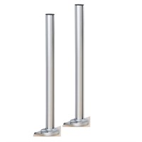Axessline Toolbar Pole - 2 poles, H850 mm, including 51 mm table clamp