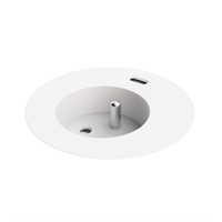 Powerdot Compact 62 - 1 socket type E, 1 USB-C charger 30W, whit