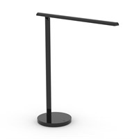 Angle Lamp 01 - Adjustable table lamp, 1 USB-A charger, black